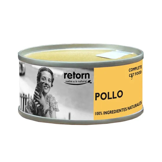 Retorn lata gato - Pollo