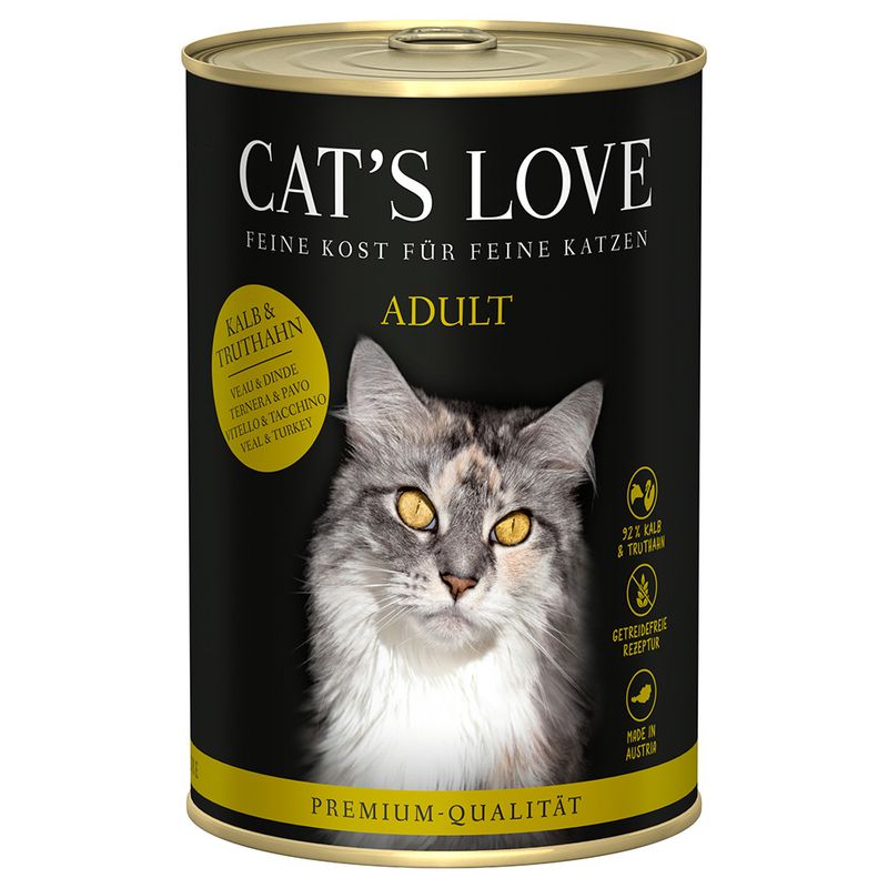 Latita Cat´s Love 400 gr - Ternera y pavo
