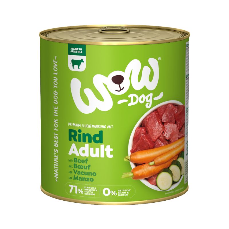 Latas para perro de Wow 800 gr