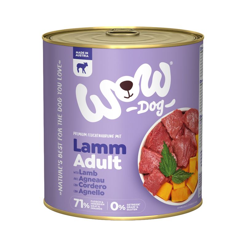 Latas para perro de Wow 800 gr