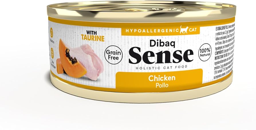 Dibaq Sense para gatos - Pollo y papaya