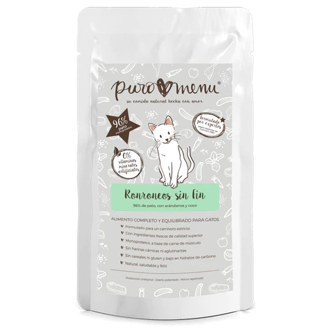 Puro menú para gato - Ronroneos sin fin BIO (Pato)