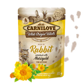 Pouch para gato de conejo y pollo  con caléndula - Carnilove