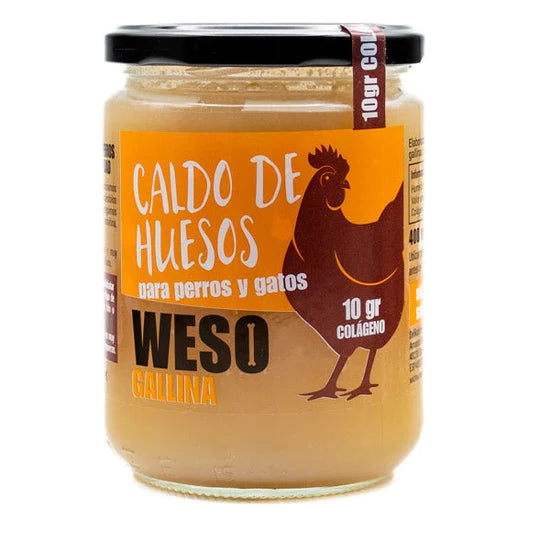 Weso -Caldo de huesos de gallina