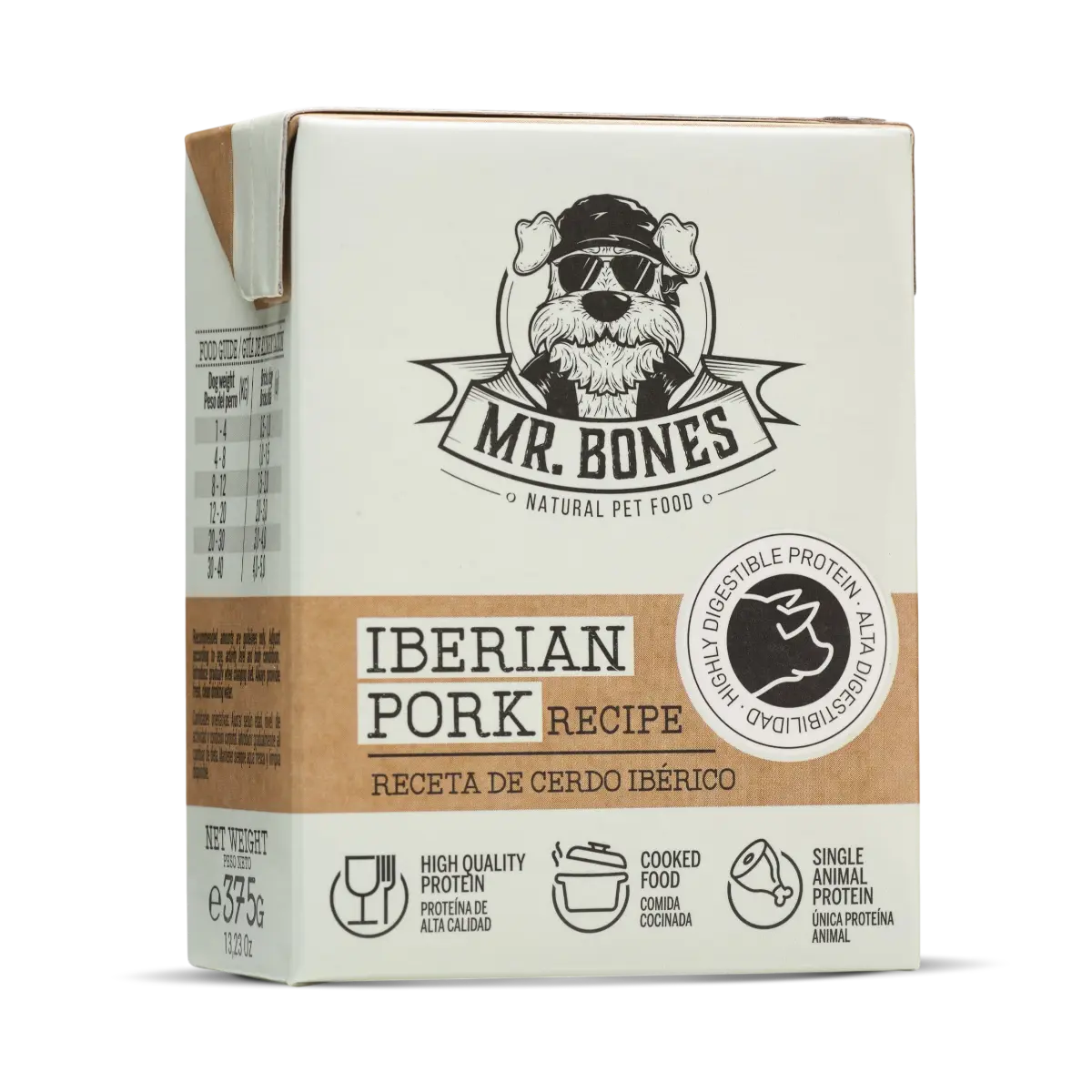 Brick de cerdo con vegetales para perros - Mr Bones