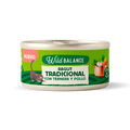 Lata de ragut tradicional de ternera, cerdo  y pollo para gatos - Wild Balance