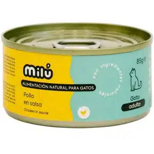 Milú - Lata de pollo en salsa para gatos