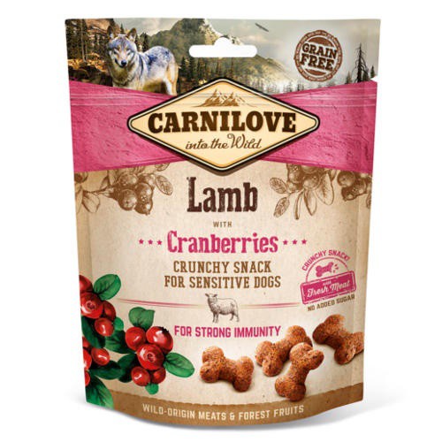 Carnilove - Snacks  Crunchies  de cordero con arándanos
