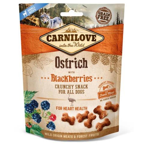 Carnilove Snacks Crunchies de avestruz con moras