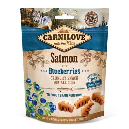 Carnilove - Snacks  Crunchies de salmón con arándanos