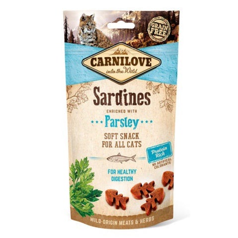 Carnilove Gato snacks semihúmedos de sardina