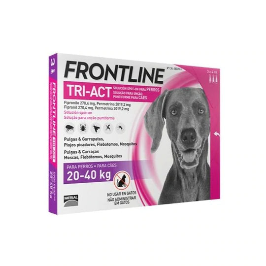 Pipetas antiparasitarias -Frontline Tri - Act