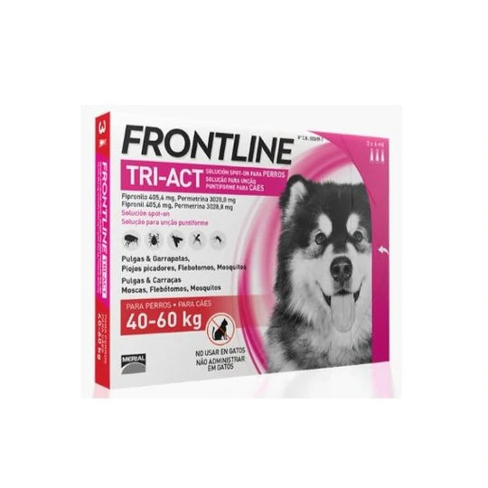 Pipetas antiparasitarias -Frontline Tri - Act