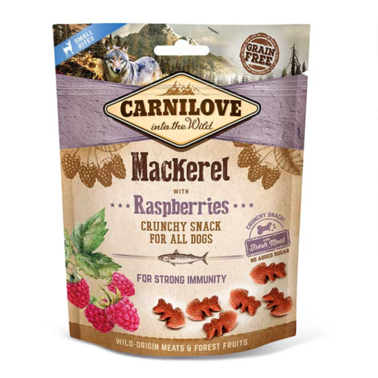Carnilove - Snacks crunchies de caballa y frambuesas