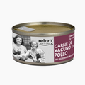 Retorn lata gato - Ternera con pollo y aceitunas