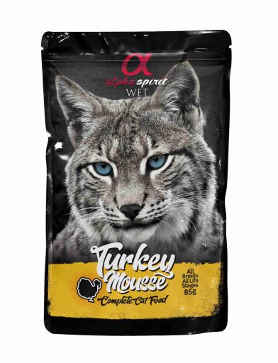 Alpha Spirit gato - Mousse de pavo