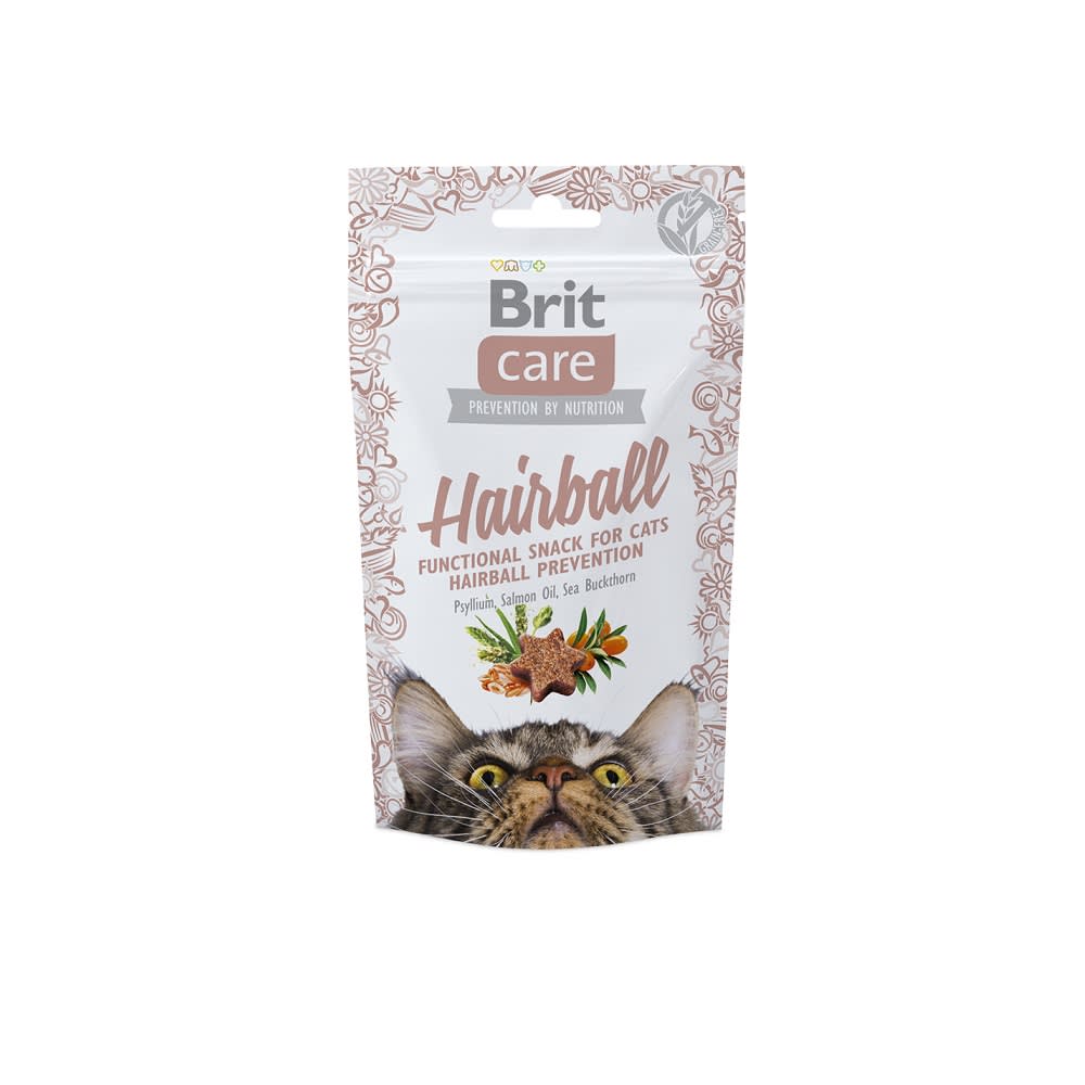 Brit Snack Funcional para gatos - Prevención bolas de pelo