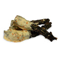 Cuello de pato con zanahoria y calabaza