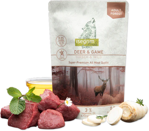 Isegrim - Ciervo, gamo, aceite de cártamo y hierbas del monte.